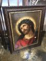 High Quality Religious Print in Ornate Wooden Frame
